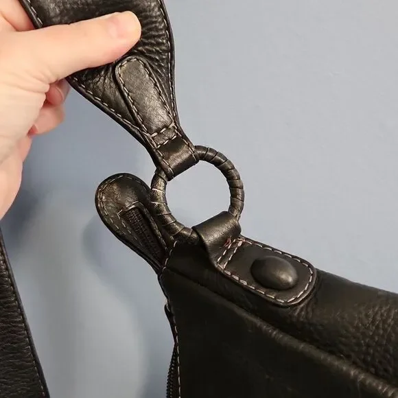 Derek alexander purse black bag shoulder bag excellent condition leather spaciou - Picture 5 of 12